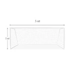 Kép 2/8 - Zeus 5x2 m alu kapu hálóval