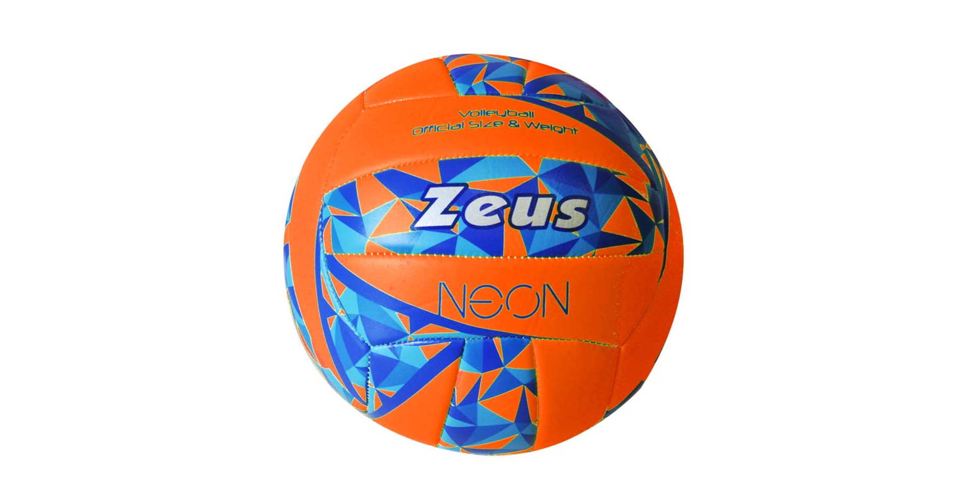 Ballon De Beach Volley Zeus Pallone – Neon Giallo Fluo / Royal, Unisexe, Neuf