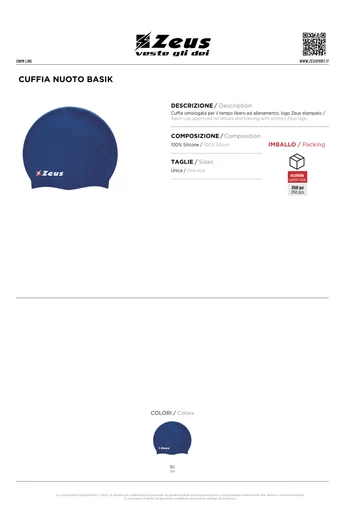 Cuffia Nuoto Basic