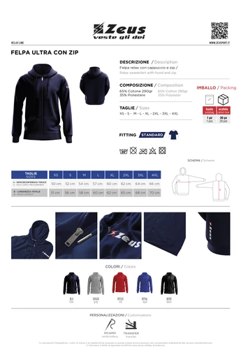 Felpa Ultra Con Zip