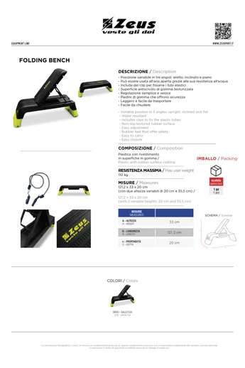 Folding Bench