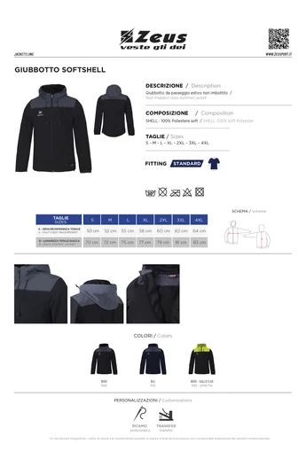 Giubbotto Softshell