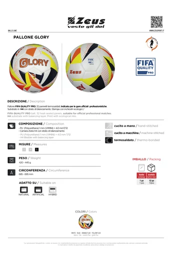 Pallone Glory