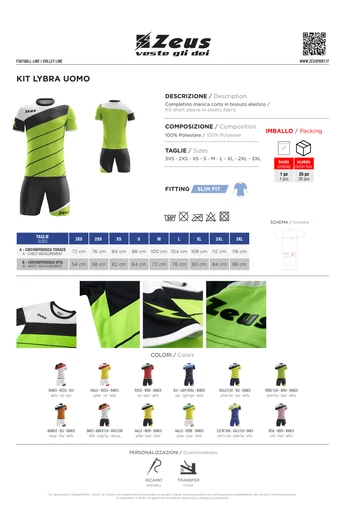 Kit Lybra Uomo