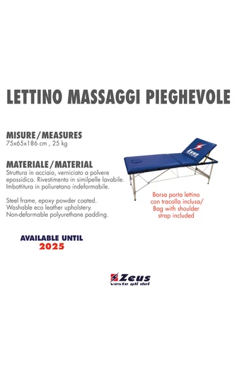 Lettino Massagi Pieghevole