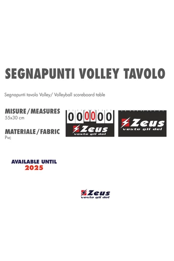Segnapunti Volley Tavolo