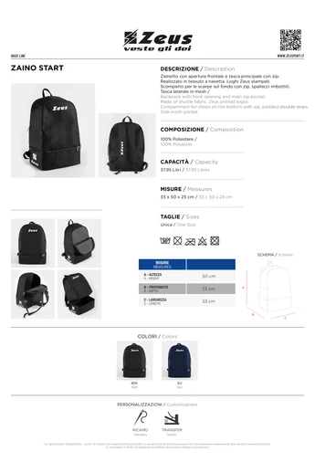 Zaino Start