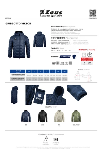 Zeus Giubbotto Viktor kabát