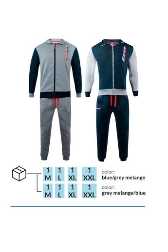 TUTA MZ01 - 8 db - 2-M 2-L 2-XL 2-XXL - SPORT36 ZEUS