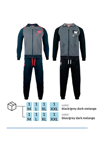 TUTA MZ04 - 8 db - 2-M 2-L 2-XL 2-XXL - SPORT36 ZEUS