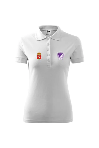 KTE Labdarúgó Akadémia galléros női póló fehér