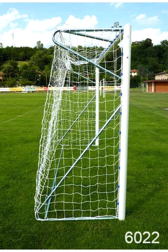 Sport36-Zeus 5X2 m-es hordozható aluminium futballkapu 6022