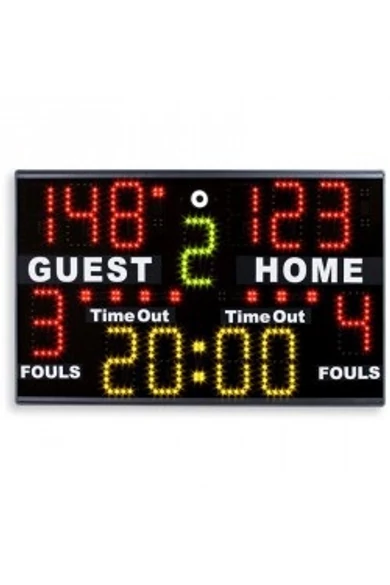 Hordozható digitális eredményjelző tábla