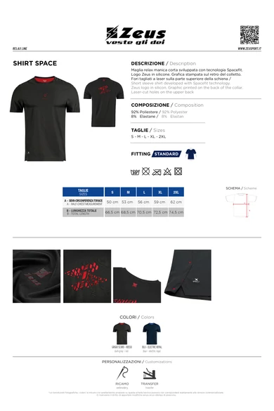 Zeus T-shirt Space