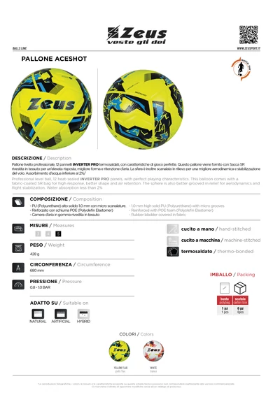 Pallone Aceshot