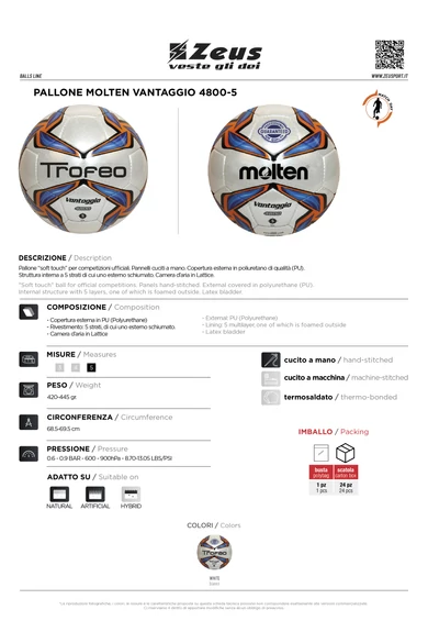 Pallone Molten Vantaggio