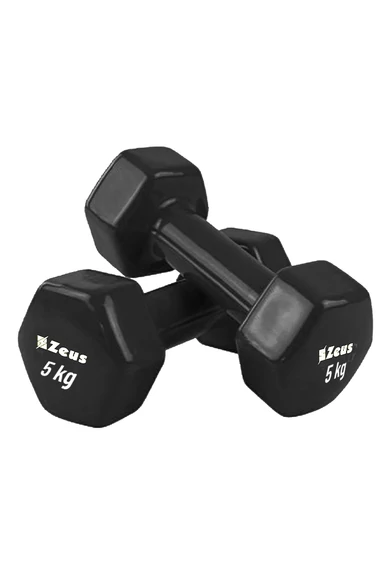 Zeus Vinyl Dumbbell 5kg x 2 súlyzó - SPORT36 ZEUS