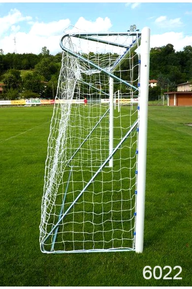Sport36-Zeus 5X2 m-es hordozható aluminium futballkapu 6022